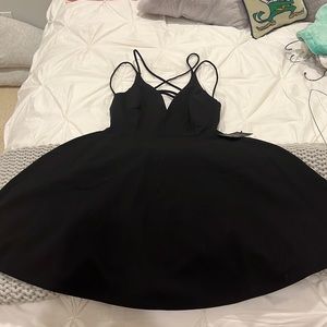 Black Lulus XL Homecoming Dress